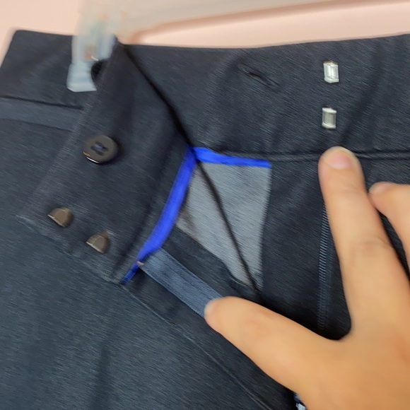 NWT Larry Levine Dark Navy Dress Pants - Picture 3 of 9